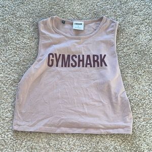 Gym shark crop top
